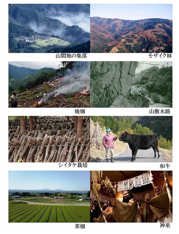 山間地農林業複合システムイメージ