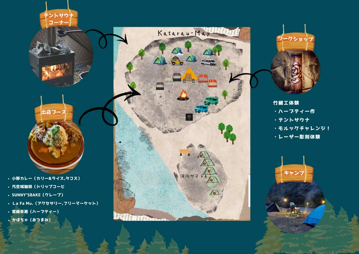 キャンプ場オープンイベント