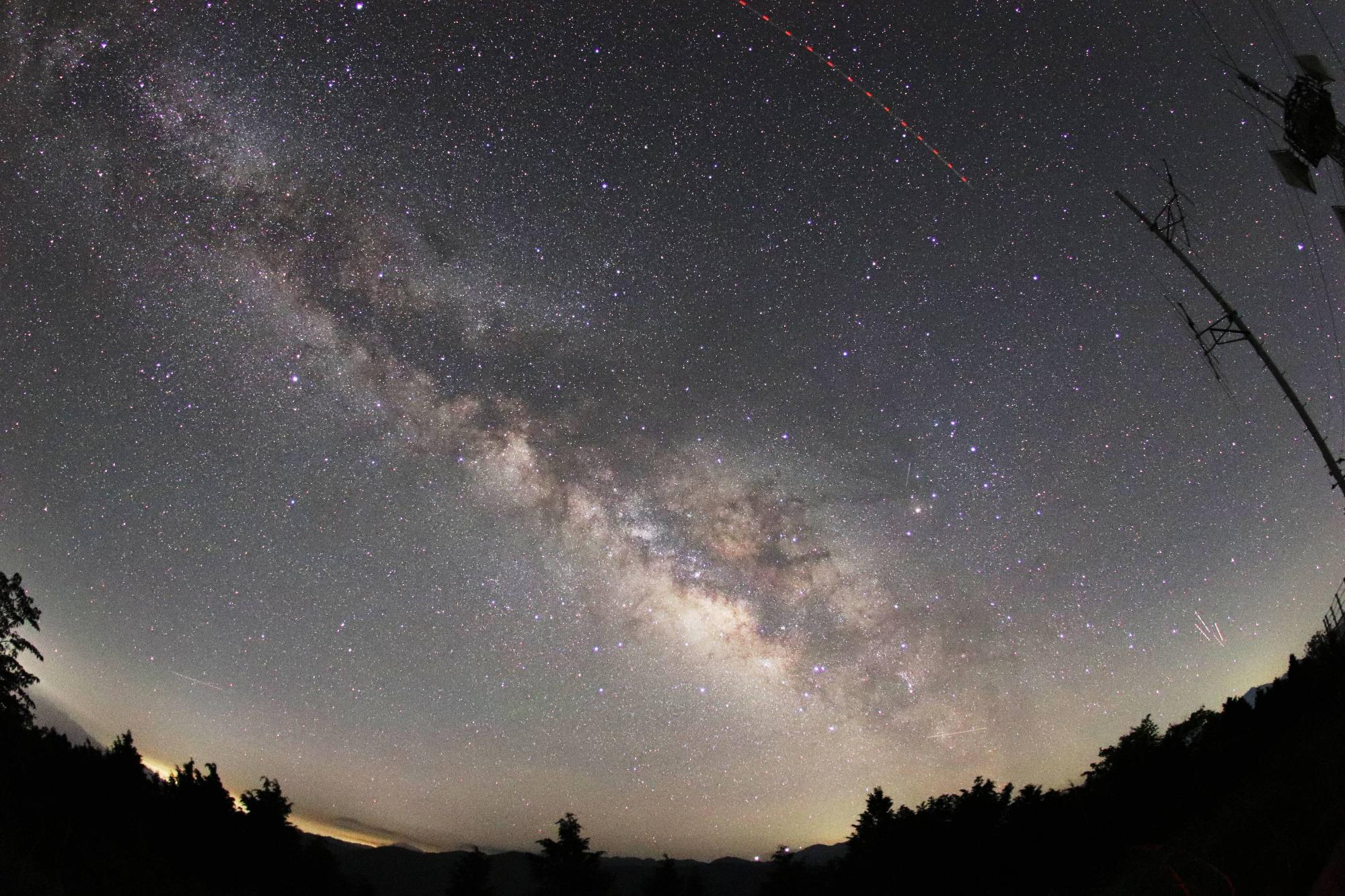 桝形山星空