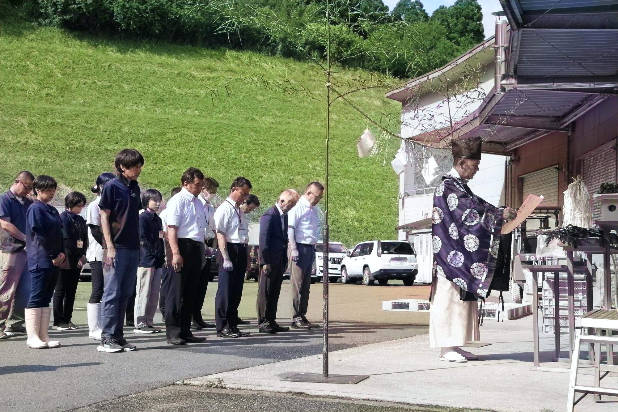 8/27ワイナリー安全祈願祭初絞り