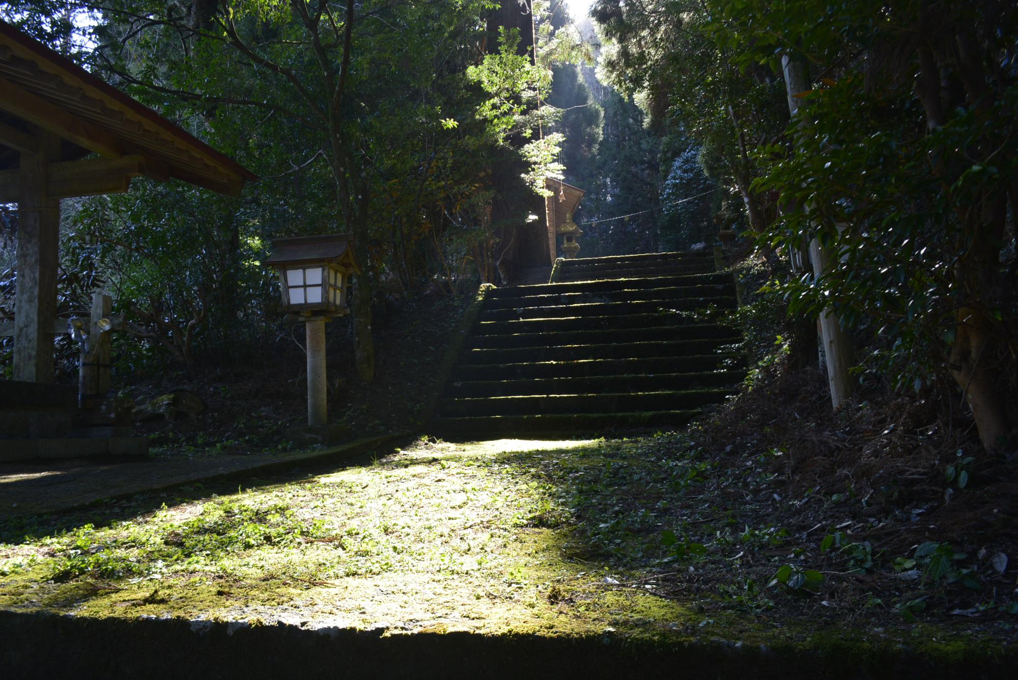 古戸野神社階段