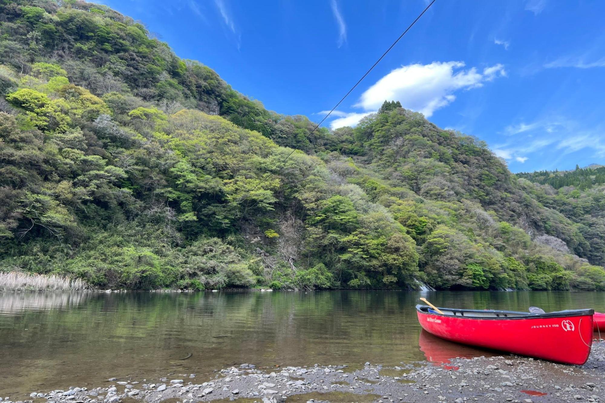 蘇陽峡カヌー体験