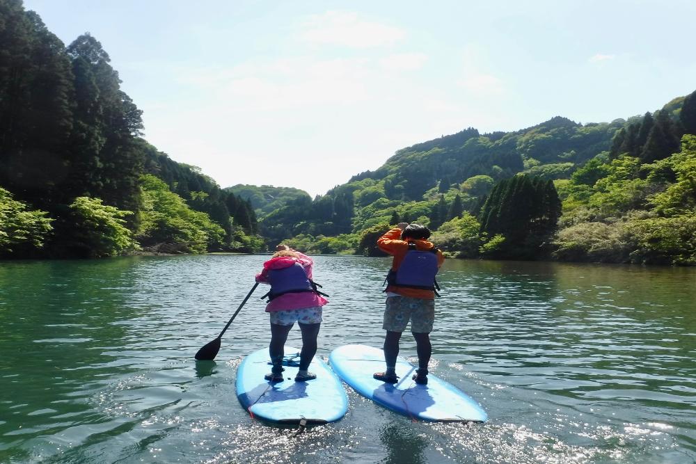 蘇陽峡サップ体験